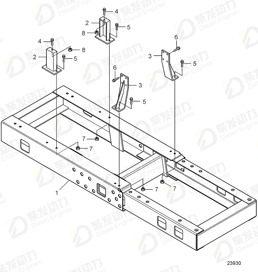 volvo penta Flange screw 984815 Drawing volvo penta Flange screw 984815 Drawing